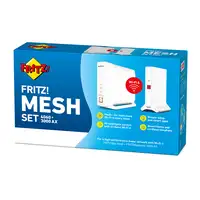 FRITZ! Mesh Set 4060 + 3000 AX INT Tribanda (2,4 GHz/5 GHz/5 GHz) Wi-Fi 6 (802.11a