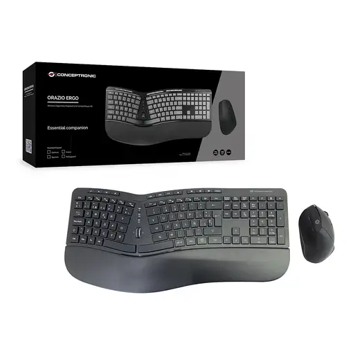 Conceptronic ORAZIO02ES teclado Ratón incluido Oficina RF inalámbrico QWERTY Españ