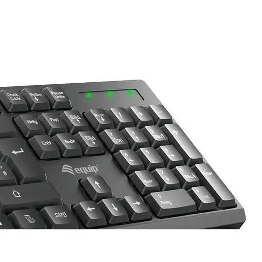 Equip 245221 teclado Ratón incluido Oficina RF inalámbrico QWERTY Español Negro