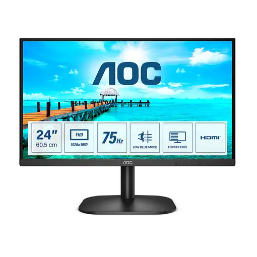 AOC B2 24B2XHM2 pantalla para PC 60,5 cm (23.8") 1920 x 1080 Pixeles Full HD LCD N