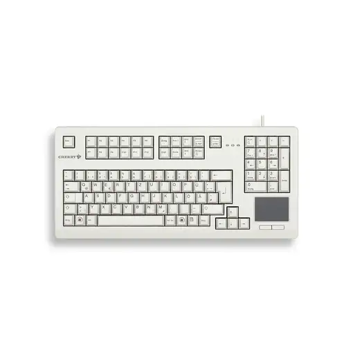 CHERRY TouchBoard G80-1190 teclado Universal USB QWERTZ Alemán Gris