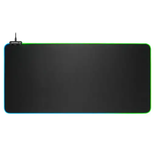 Sharkoon 1337 RGB V2 Alfombrilla de ratón para juegos Negro