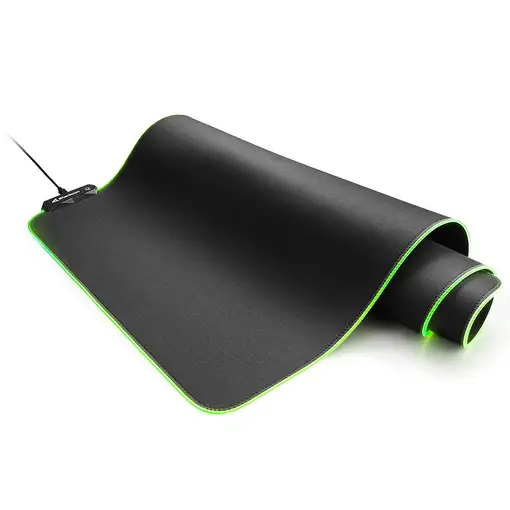 Sharkoon 1337 RGB V2 Alfombrilla de ratón para juegos Negro