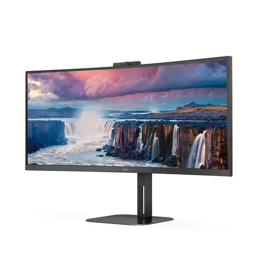 AOC V5 CU34V5CW LED display 86,4 cm (34\) 3440 x 1440 Pixeles Wide Quad HD Negro