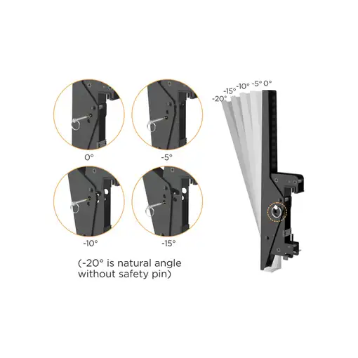 Equip Soporte de techo para triple pantalla de 45\-50