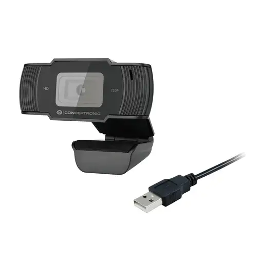 Conceptronic AMDIS05B cámara web 1280 x 720 Pixeles USB 2.0 Negro