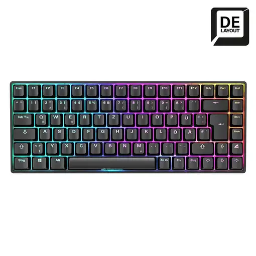 Sharkoon SKILLER SGK50 S3 teclado Juego USB QWERTZ Alemán Negro