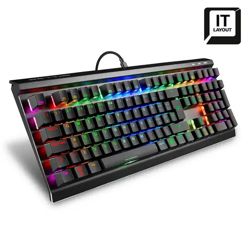 Sharkoon SKILLER SGK60 teclado Juego USB QWERTY Italiano Negro