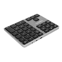 LogiLink ID0187 teclado numérico Universal Bluetooth Aluminio, Negro