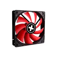 Xilence XPF120.R.PWM Carcasa del ordenador Ventilador 12 cm Negro, Rojo