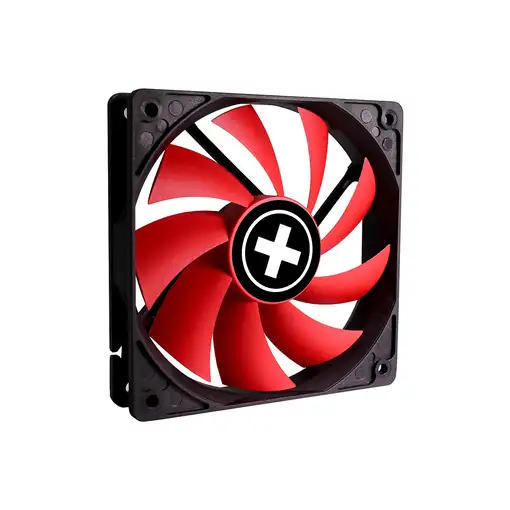 Xilence XPF120.R.PWM Carcasa del ordenador Ventilador 12 cm Negro, Rojo