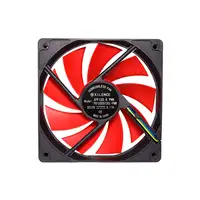 Xilence XPF120.R.PWM Carcasa del ordenador Ventilador 12 cm Negro, Rojo
