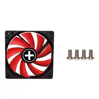 Xilence XPF120.R.PWM Carcasa del ordenador Ventilador 12 cm Negro, Rojo