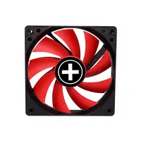 Xilence XPF120.R.PWM Carcasa del ordenador Ventilador 12 cm Negro, Rojo
