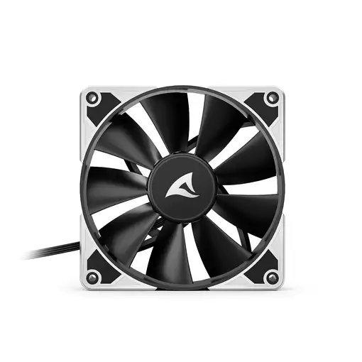 Sharkoon SilentStorm BW120 PWM Carcasa del ordenador Ventilador 12 cm Fruta del bo