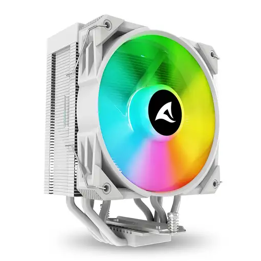Sharkoon A40 RGB Procesador Refrigerador de aire 12 cm Blanco 1 pieza(s)