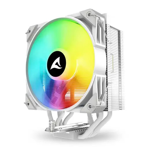 Sharkoon A40 RGB Procesador Refrigerador de aire 12 cm Blanco 1 pieza(s)