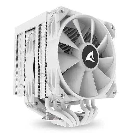 Sharkoon A60 RGB Procesador Refrigerador de aire 12 cm Blanco 1 pieza(s)