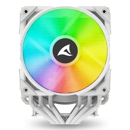 Sharkoon A60 RGB Procesador Refrigerador de aire 12 cm Blanco 1 pieza(s)