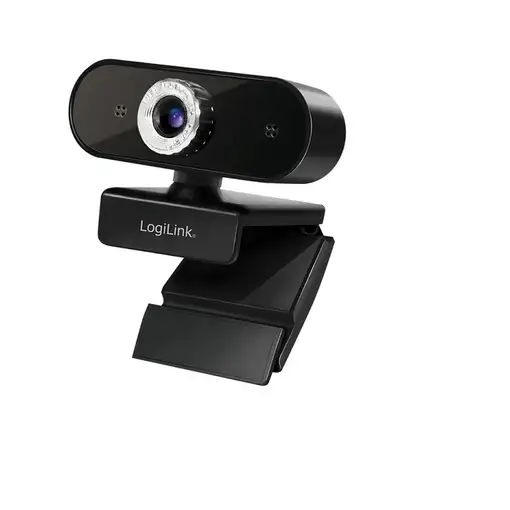 LogiLink UA0371 cámara web 3 MP 1920 x 1080 Pixeles USB 2.0 Negro, Plata