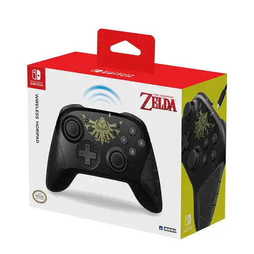 Hori NSW-234U mando y volante Negro, Oro Bluetooth Gamepad Analógico Nintendo Swit