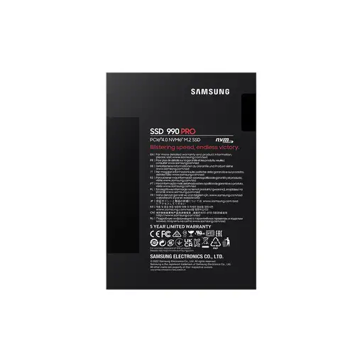 Samsung 990 PRO 4 TB M.2 PCI Express 4.0 NVMe V-NAND MLC