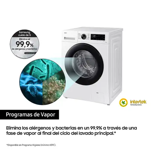 Lavadora carga frontal 11 kg 1400 RPM Negro WW11DG5B25AEEC SAMSUNG