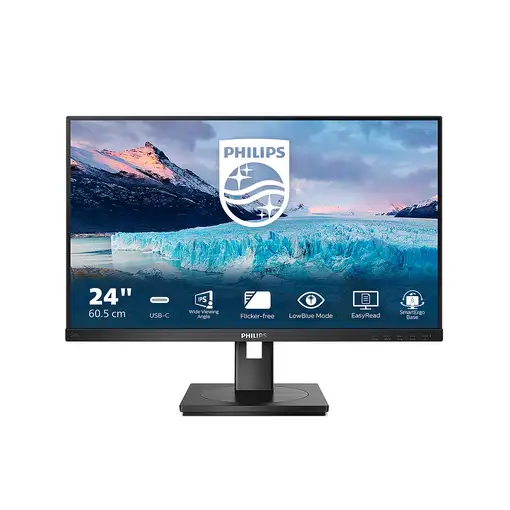 Philips S Line 243S1/00 pantalla para PC 60,5 cm (23.8\) 1920 x 1080 Pixeles Full