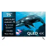 Televisor QLED 75'' 4K Ultra HD Negro Smart 03625 CECOTEC
