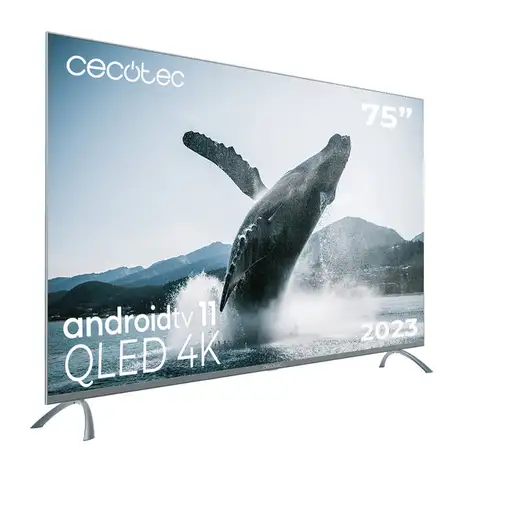 Televisor QLED 75'' 4K Ultra HD Negro Smart 03625 CECOTEC