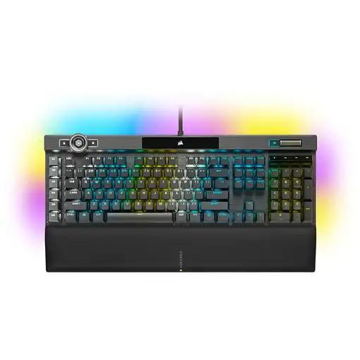 Corsair K100 RGB Optical-Mechanical Gaming teclado Juego USB QWERTZ Alemán Negro