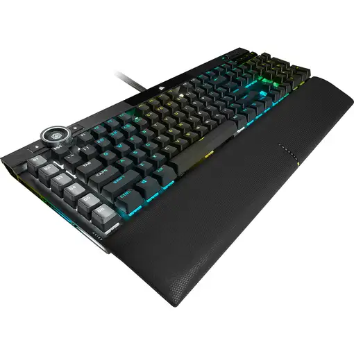 Corsair K100 RGB Optical-Mechanical Gaming teclado Juego USB QWERTZ Alemán Negro