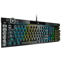 Corsair K100 RGB Optical-Mechanical Gaming teclado Juego USB QWERTZ Alemán Negro