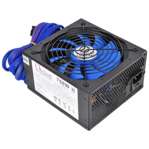 L-Link LL-PS-750-80+ unidad de fuente de alimentación 750 W 20+4 pin ATX Negro