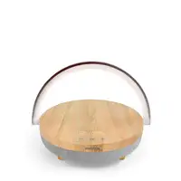 Lámpara LED Inalámbrica Speaker Ligth PRIXTON - Cargador - Bluetooth - Madera
