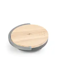 Lámpara LED Inalámbrica Speaker Ligth PRIXTON - Cargador - Bluetooth - Madera