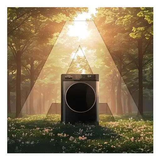 Lavadora carga frontal 8 kg 1400 RPM Negro 01925 CECOTEC