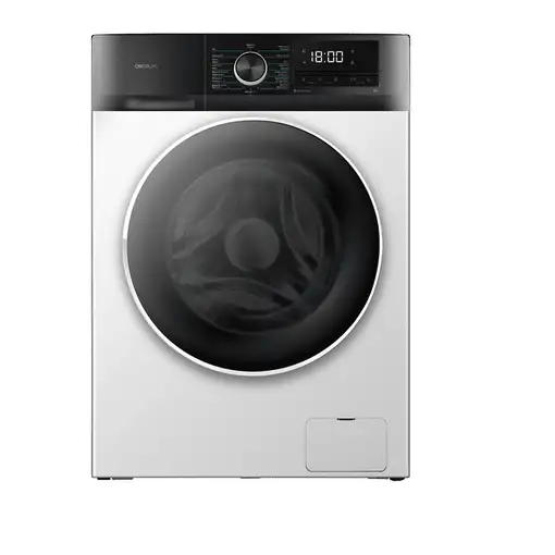 Lavadora blanca 8 kg, 1400 rpm, Bolero DressCode 8500 CECOTEC