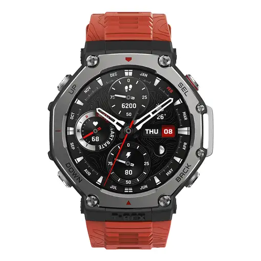 Amazfit T-Rex 3 Lava 3,81 cm (1.5\) AMOLED Digital 480 x 480 Pixeles Pantalla táct