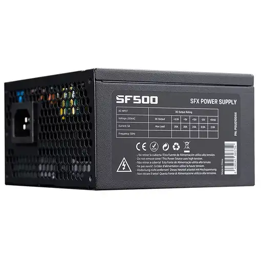 Hiditec SF500 unidad de fuente de alimentación 500 W 20+4 pin ATX SFX Negro