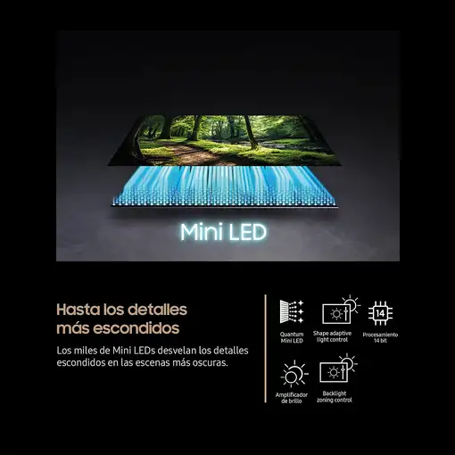 Televisor Neo QLED 85'' 4K Ultra HD Negro Smart TQ85QN74FATXXC SAMSUNG