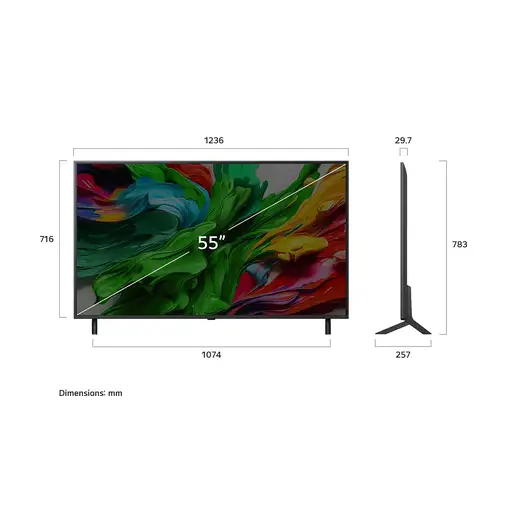 Televisor QNED 55" 4K Ultra HD Smart 55QNED85A6C LG