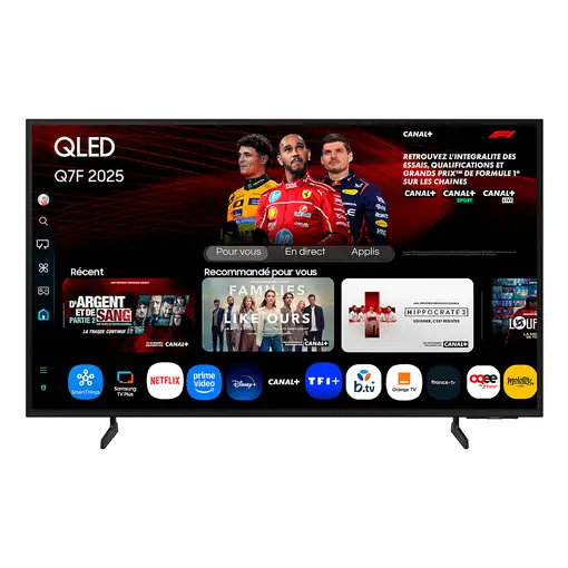 Televisor QLED 43'' 4K Ultra HD Negro Smart TQ43Q7FAAUXXC SAMSUNG