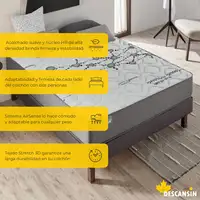 Colchon Viscoelástico 30cm Alta gama | 135 x 200 | Carbono-Grafeno Anti-Stress