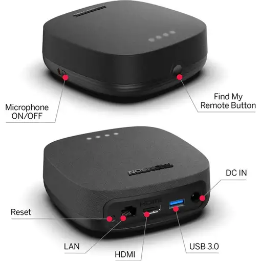 Streaming Box Plus Google TV 4K UHD Dolby Vision Dolby Atmos Bluetooth Negro