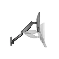 Digitus Soporte de pared universal para monitor con muelle neumático y brazo girat