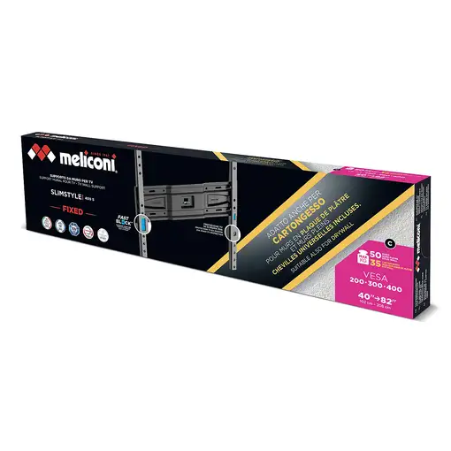 Meliconi SLIMSTYLE PLUS 400S CG 2,08 m (82'') Negro