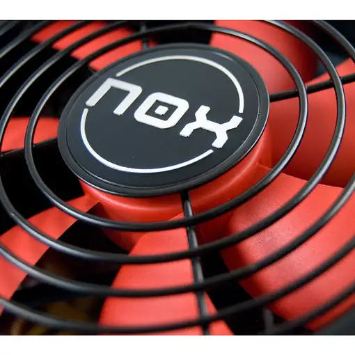 NOX NXS650 unidad de fuente de alimentación 650 W 20+4 pin ATX Negro, Rojo