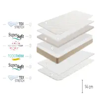 Pack de dos colchones juveniles - 80X190 - Moonia