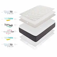 Colchón SuperSoft Nordic Flex 21cm, 110 x 200 cm - Moonia